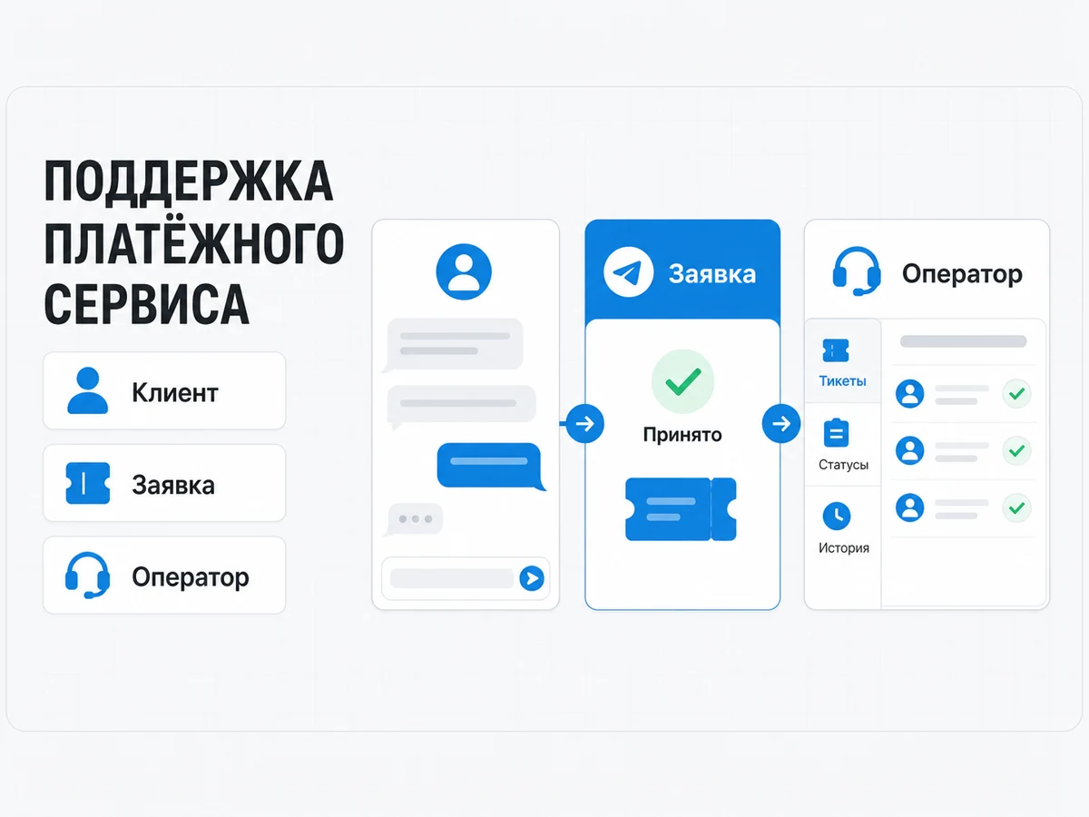Экран авторизации системы поддержки